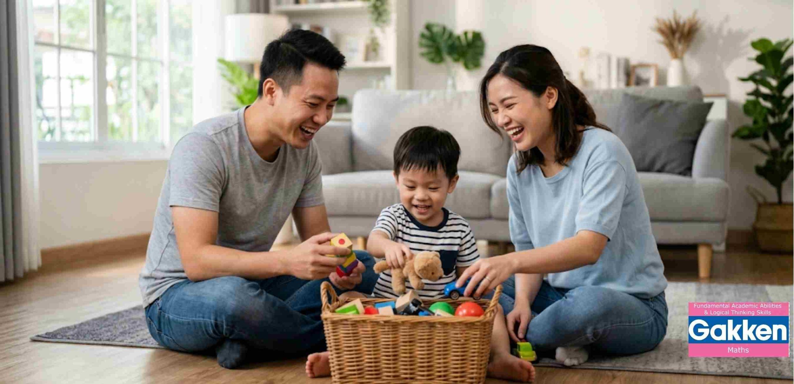 Gia đình cùng chơi và tương tác với trẻ tại nhà, thể hiện tinh thần thay đổi giáo dục thông qua thông điệp Hành động ngay từ hôm nay, giúp trẻ phát triển toàn diện về tư duy, cảm xúc và kỹ năng sống.